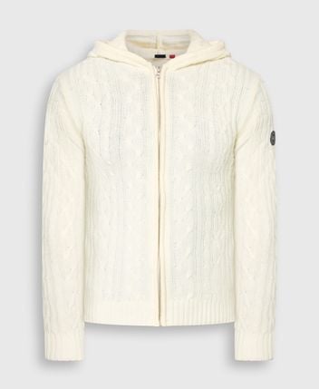Hooded cardigan