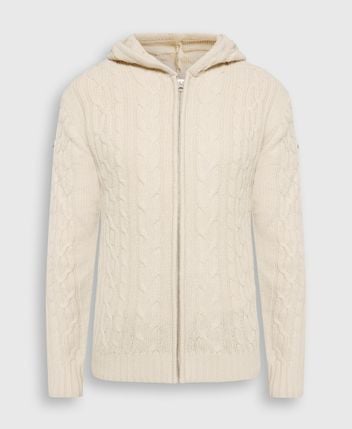 Hooded cardigan
