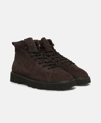 Lace-up ankle boot