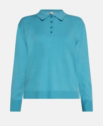 Long-sleeved polo shirt