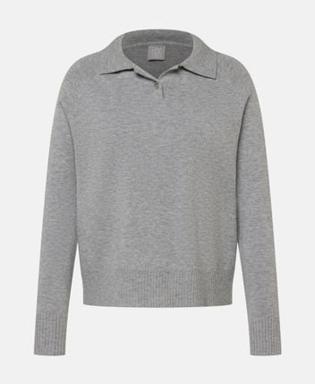 Knitted polo shirt
