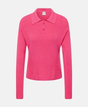 Knitted polo shirt