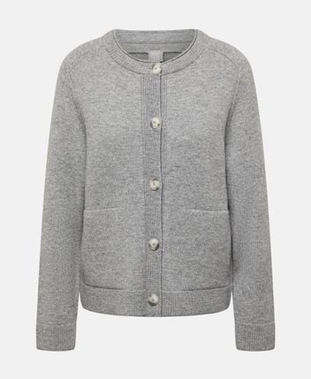 Wool-blend cardigan