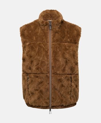 Faux fur gilet