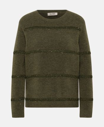 Wool-blend pullover