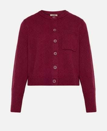 Wool-blend cardigan