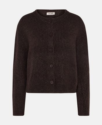 Wool-blend cardigan
