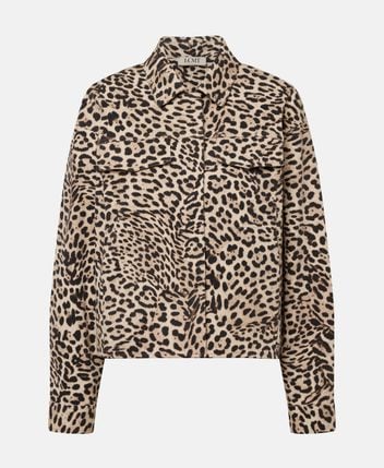 Cropped shacket