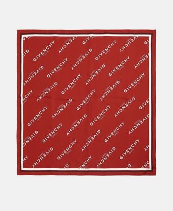 Silk square scarf