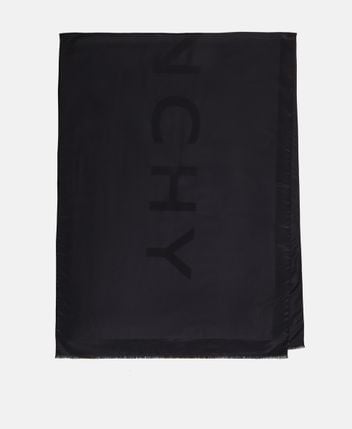 Silk-blend scarf