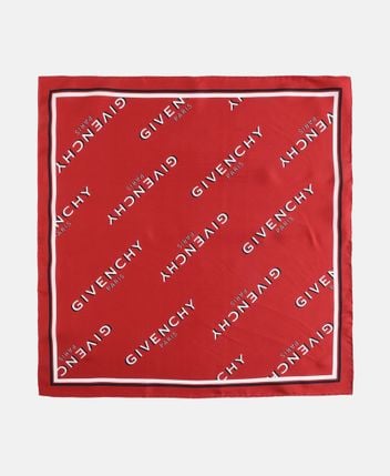 Silk square scarf