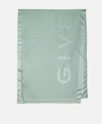 Silk-blend scarf