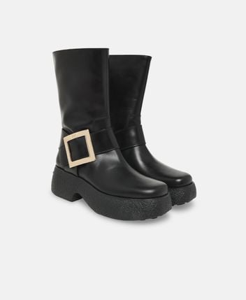 Platform ankle boots