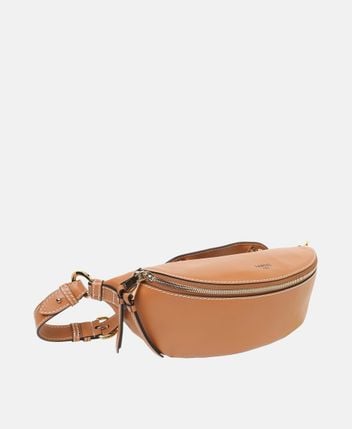 Leather cross body bag Origami