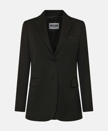 Wool-blend blazer