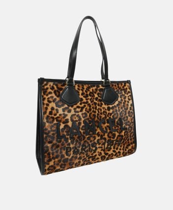 Leather tote bag Lancel