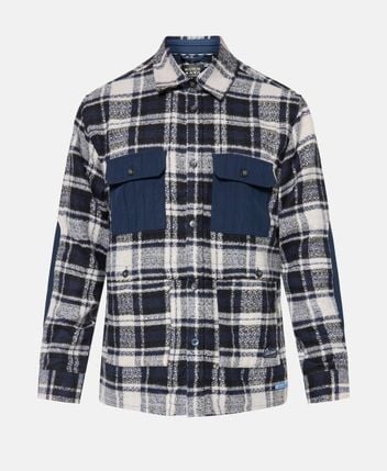 Wool-blend overshirt