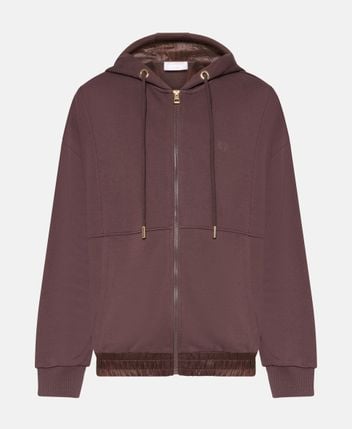 Hooded sweat jacket