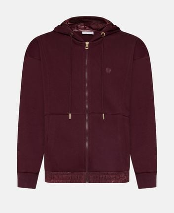 Hooded sweat jacket