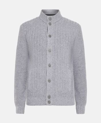 Wool-blend cardigan