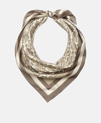 Silk square scarf