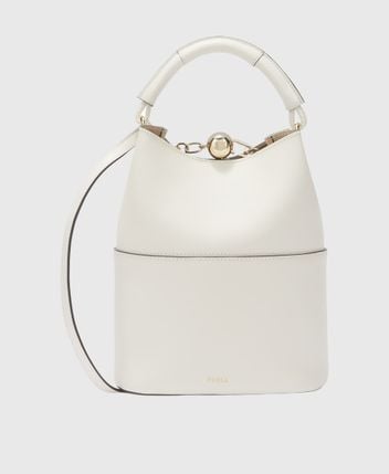 Leather bucketbag Sfera