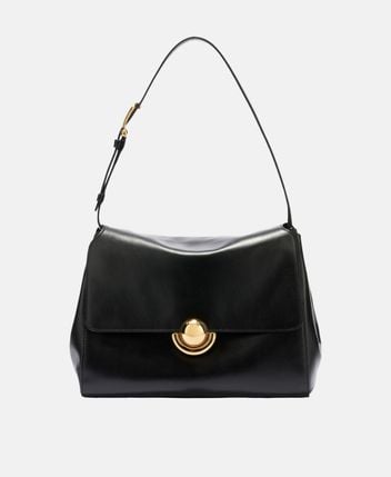 Leather shoulder bag Domus