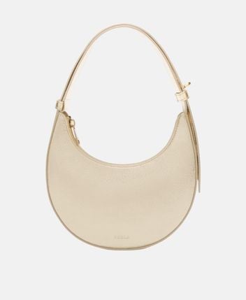 Leather shoulder bag Delizia