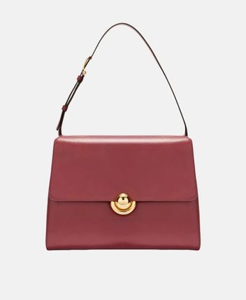 Leather shoulder bag Domus