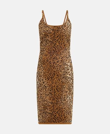 Wool-blend dress
