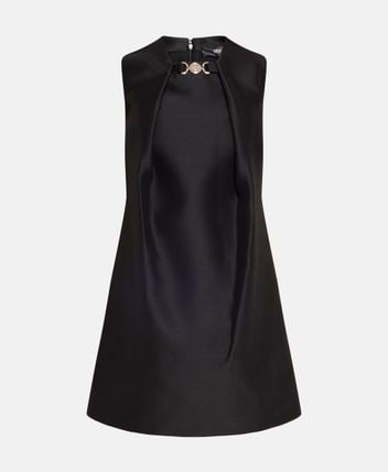 Wool-silk blend dress