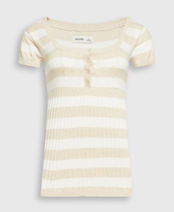 Short-sleeved pullover