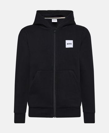 Hooded sweat jacket