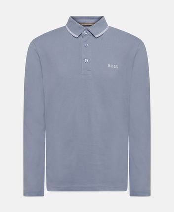 Long-sleeved polo shirt