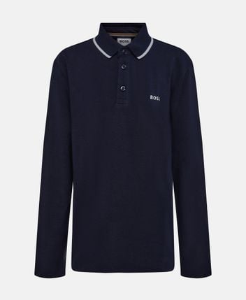 Long-sleeved polo shirt