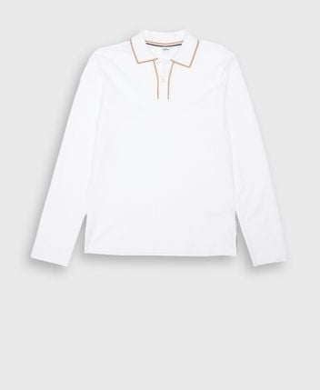 Long-sleeved polo shirt