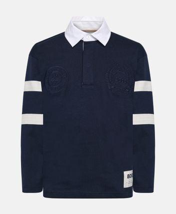 Long-sleeved polo shirt