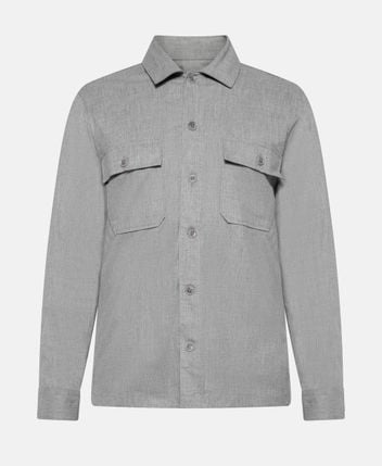 Wool-blend overshirt