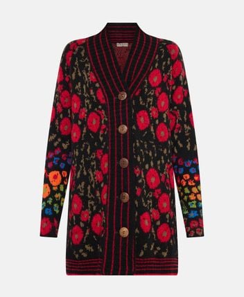 Wool-blend cardigan