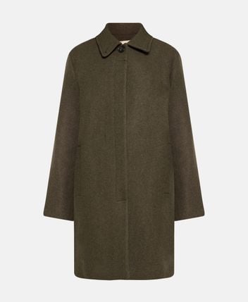 Wool-blend coat