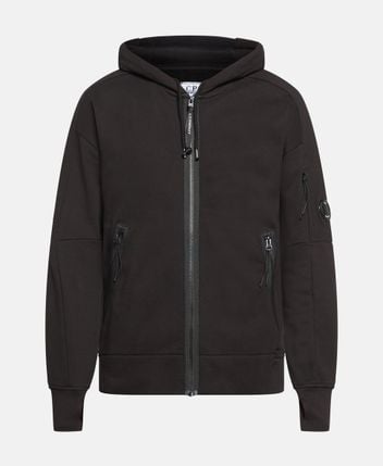 Hooded sweat jacket