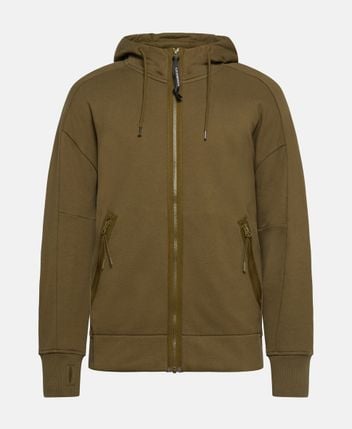 Hooded sweat jacket
