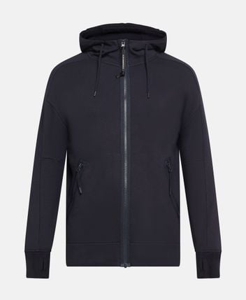 Hooded sweat jacket