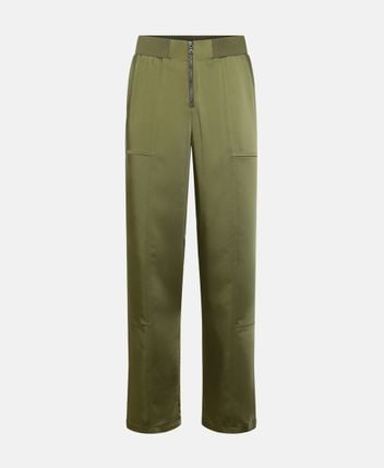 Satin trousers