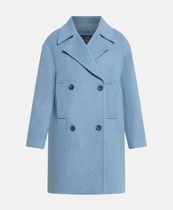 Wool-blend coat