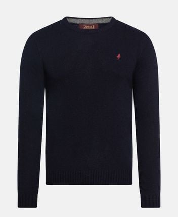 Wool-blend pullover