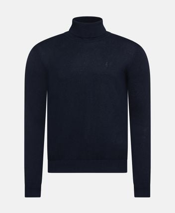 Wool-blend rollneck