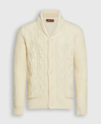 Wool-blend cardigan