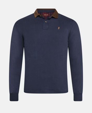Long-sleeved polo shirt
