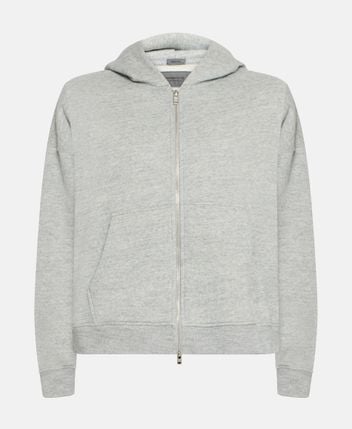 Hooded sweat jacket